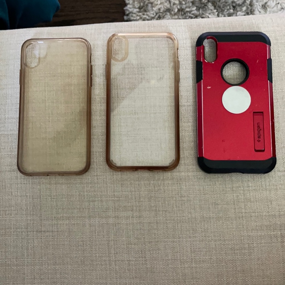Bundle of 3 i phone xr phone cases